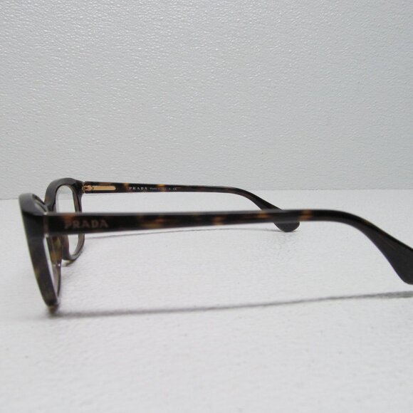 Prada VPR 05P 2AU-1O1 Cat Eye Dark Tortoise 52/18/140 Italy Eyeglasses - Picture 4 of 11